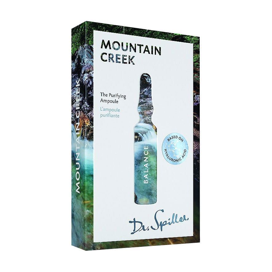 Уцінка! Ампульний концентрат для обличчя Dr. Spiller Balance Mountain Creek The Purifying Ampoule очищувальної дії, 7*2 мл